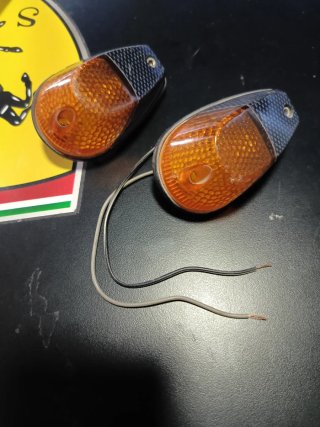 Intermitentes moto naranjas