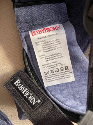 Mochila Portabebés BabyBjörn One Denim
