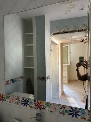 Espejo Baño Pared 90x90