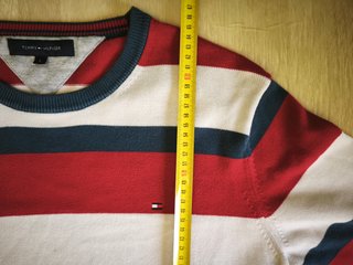 Jersey Tommy Hilfiger Rayas Tricolor Talla L