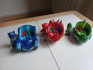 Coches PJ Mask (Gekko, Catboy, Owlette)