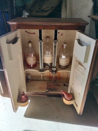 Antiguo armario tratamiento aguas