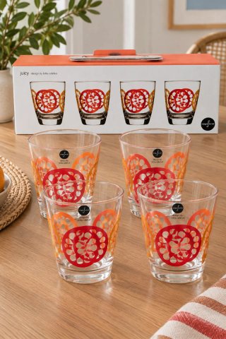 Set 4 Vasos Sagaform Juicy Diseño Lotta Odelius
