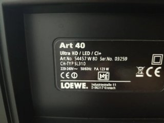 Smart TV Loewe 40 con YouTube