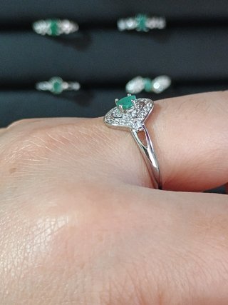 Anillo Esmeralda Natural
