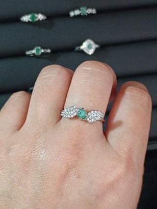 Anillo Esmeralda Natural
