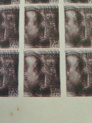 sellos Franco super variedad rareza única pieza