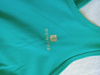 Canotta sportiva donna Decathlon verde