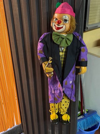 Marioneta vintage payaso