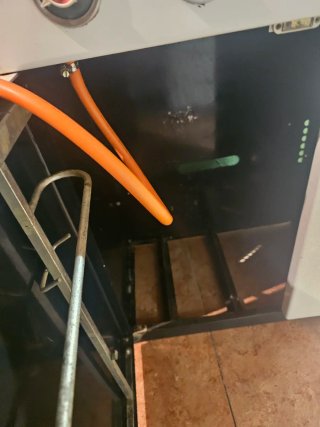 Cocina de gas blanca