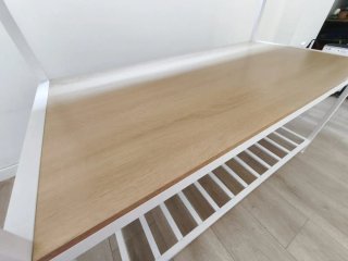 Mueble Cocina Estantes Metal Blanco