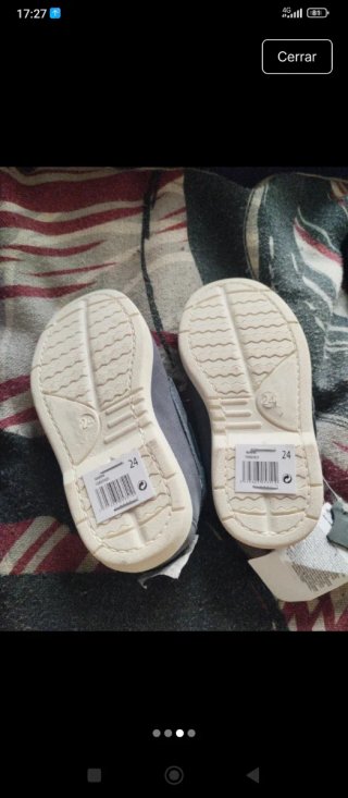 Náuticos niño In Extenso gris talla 24