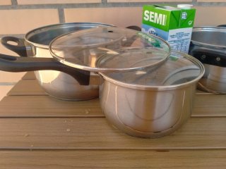 Set di pentole piccole