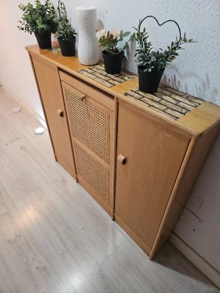 Cubre radiador madera y rejilla
