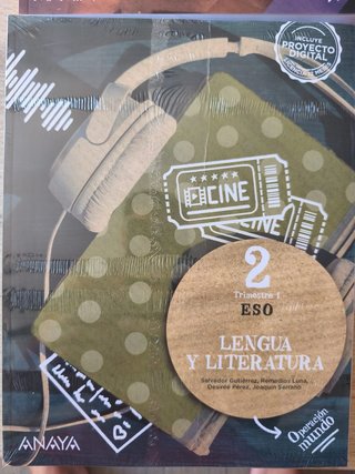 Libro lengua y literatura segundo de la eso anaya