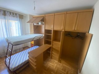 Armario litera madera beige