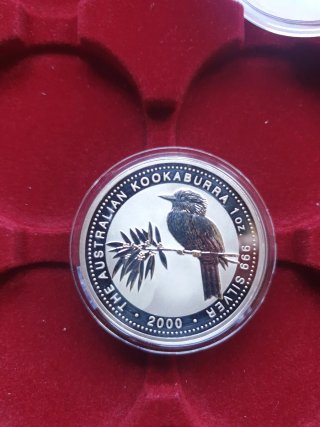 Kookaburra 2000 1oz Plata