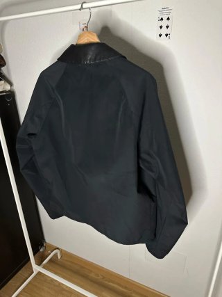 Cazadora Zara Hombre Cuello Piel Negra Talla S
