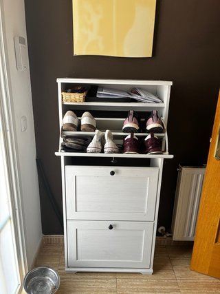 Zapatero blanco 3 puertas