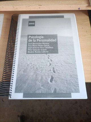 Libro fotocopia psicóloga de la personalidad