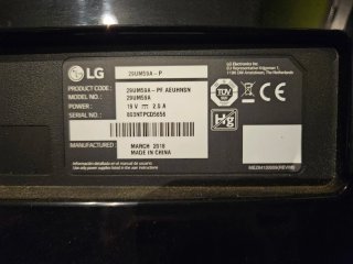Pantalla LG 29 panorámica