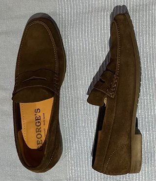 Zapatos de ante George's marrones