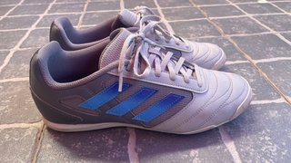 Zapatillas Adidas Fútbol Sala Azul/Gris