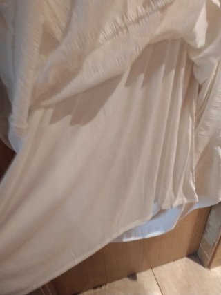 Vestido largo blanco estilo ibicenco