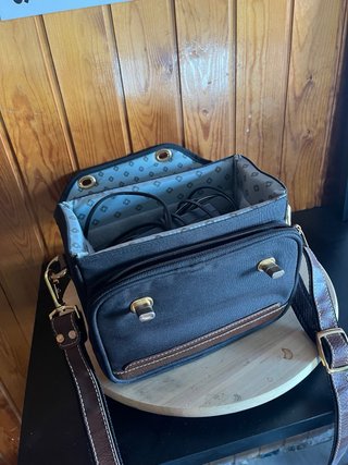 Estuche Samsonite Negro y Marrón