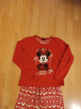 Pijama Navidad Minnie Mouse Rojo