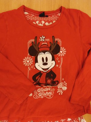 Pijama Navidad Minnie Mouse Rojo