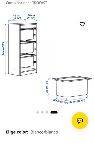 Mueble Almacenaje Ikea con Cajones