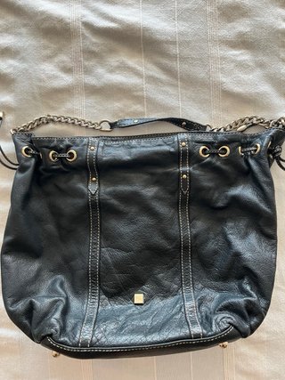 Bolso PG Azul noche  Piel Cadena