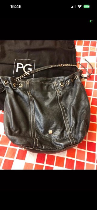 Bolso PG Azul noche  Piel Cadena