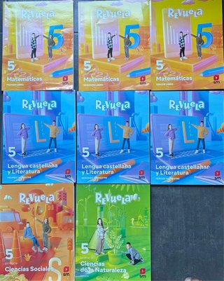 Libros 5° primaria revuela