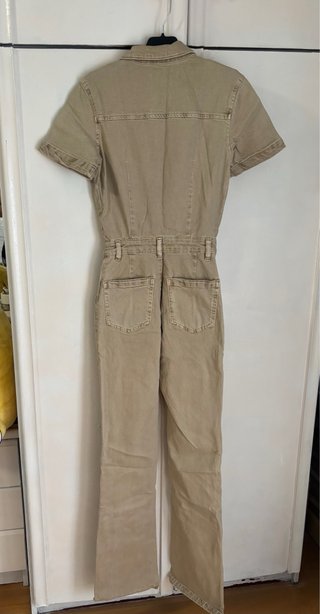 Mono largo tejano beige de Mango