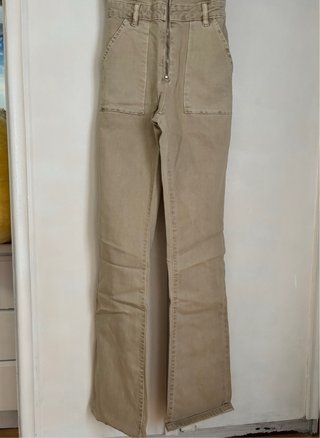 Mono largo tejano beige de Mango