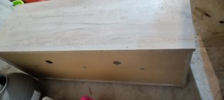 Mueble bajo TV madera y metal