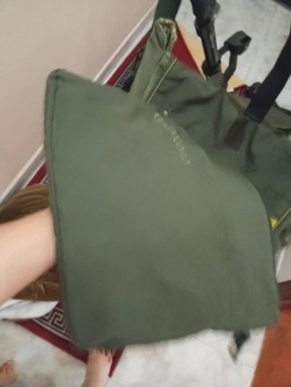 Capazo para bebé color verde