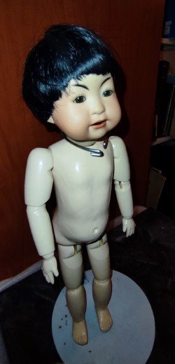 reproducción muñeco antiguo