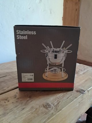 Set Fondue Acero Inoxidable