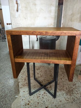 Mueble baño madera maciza