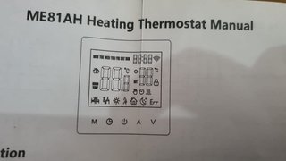 Termostato Inteligente WiFi Calefacción 16A
