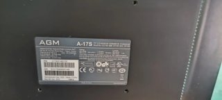 Monitor AGM Negro y Plateado