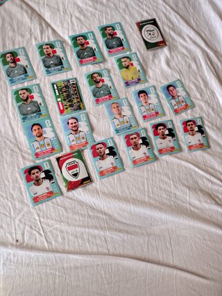 Lote 11 Cromos Mundial Qatar 2022
