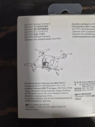 Gimbal DJI FPV Cámara