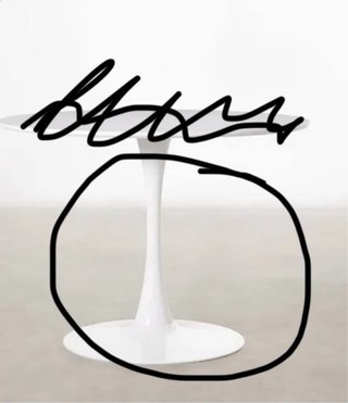 Base Mesa Comedor Ivet Style Blanco Sklum