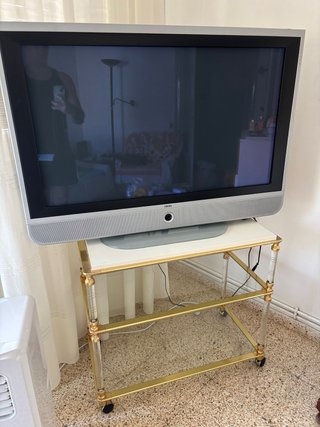 Mesa TV Metacrilato y Cristal La tv no se vende