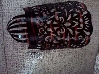 Peineta de diseño floral