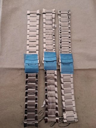 3 Correas Acero Inoxidable 22mm Nuevas